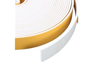 Inwee Moosgummi Selbstklebend Dichtungsband 25 mm (B) x 3 mm (D) Geschlossenzelliges Dichtungsband mit hoher Dichte, Schalldämmung, witterungsbeständig, insgesamt 10m