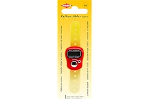 Kleiber + Co. GmbH 69986 Digitaler Reihenzähler, Kunststoff, rot, 10,5 x 2,8 cm