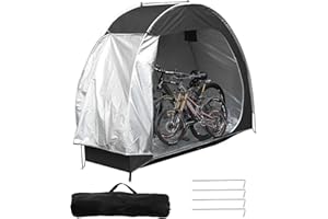 SEHAUSEU Tenda per Biciclette Attrezzi, Capannone Portatile, Garage Copertura per Biciclette, Tenda da Campeggio a Cupola, Tessuto Oxford 210D, per Biciclette, Moto, Attrezzi da Giardino e Tosaerba, Taglia S