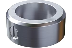 NIMA PARTS Lot de 2 bagues de réglage 20 mm – Acier inoxydable – Anneau de réglage avec vis filetée – Protection de l'arbre