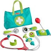 Fisher-Price Doktor Seti Okul &ouml;ncesi &ccedil;ağdaki 3 yaş ve &uuml;zeri &ccedil;ocuklar i&ccedil;in 7 par&ccedil;adan oluşan Fisher-Price Doktor Seti doktor o