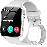 IOWODO Smartwatch Uomo Donna,Orologio Fitness con Chiamate,1.85" Smart Watch Monitor del SpO2/ Sonno,24H Cardiofrequenzimetro