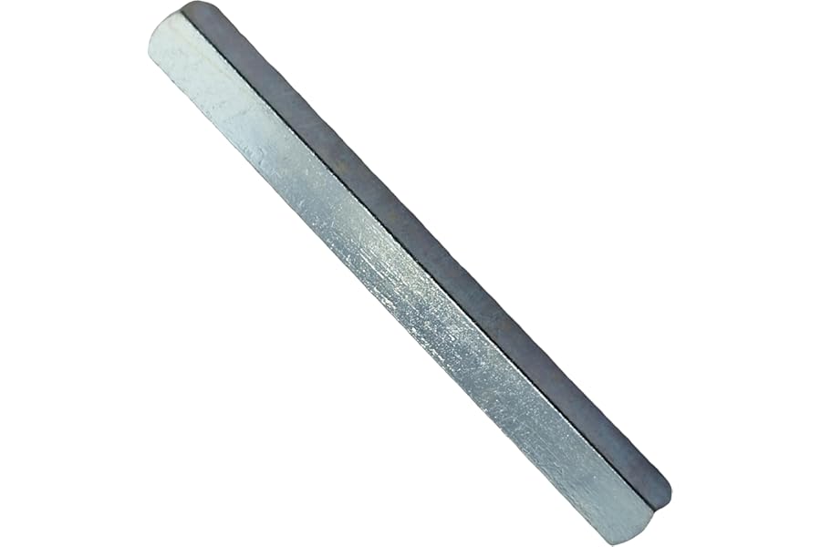 8mm x 150mm Door Handle Spindle Bar 8mm Square – Solid Steel Silver Finish – Replacement Spindle Rod for Lever Door Handles & Window Handles – Available in Multiple Lengths 50mm to 150mm