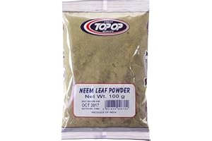 TOPOP Ground Neem Leaves Powder Grade A quality Product limda powder 100g