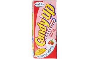 HULAXILOTI Candia Lait Arôme Fraise Candy 'Up 6 x 20 cl