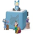 tonies Toniebox Roald Dahl Bundle Incl. 1 Creative 3 Witches, Charlie And The Chocolate Factory, Revolting Rhymes, Screen-Free Music Player for Kids, Early Development & Activity Toys, Light Blue