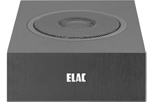 ELAC Debut 2.0 Haut-parleurs Atmos A4.2, boîtier pour la Lecture de Musique sur chaîne Hi-FI, système de Son Surround 5.1, Son Excellent et Design de Haute qualité, 2 Haut-parleurs