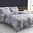 Grace King Size Duvet Cover Sets - Double Brushed Duvet Cover King Size (220 x 230 cm) - Ultra Soft & Reversible 3 PCs Duvet King Size Covers Set - Non Iron Luxury Bedding Set With Zipper Closure