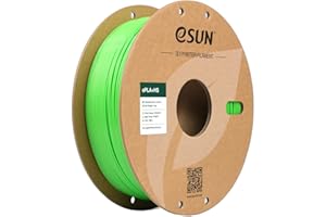 ‎ESUN eSUN PLA+ Filament 1,75 mm, PLA+HS Filament do szybkich drukarek 3D Dokładność wymiarowa +/- 0,03 mm, szpula 1 kg (2,2 LBS) Szybki filament PLA Plus do szybkich drukarek (Delikatna zieleń, 1.75)