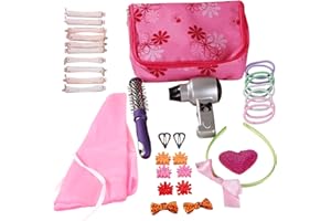 Götz 3402239 Peluquero para muñecas - Accesorios para Peinado y peluquería - Set de Peinado y Maquillaje de 35 Piezas para muñecas y Cabezales de Maquillaje