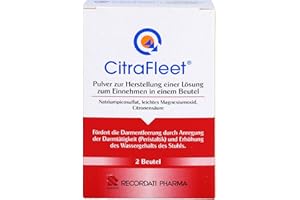 Recordati Pharma GmbH Citrafleet Pulver PZN:4970221 2St Pulver 2 Stück (1er Pack) Neutrales, transluzentes Schminkpuder für leichte Anwendung