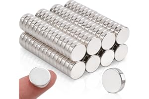 MAGXCENE 120 imanes fuertes de 10 x 3 mm, imanes de neodimio extrafuertes, pequeños, pequeños imanes redondos para pizarra magnética, nevera, pizarra, tablón de anuncios, oficina