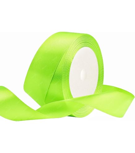 POPOYU Satinband Weiß 25mm – 23 Meter Dekorationsband Für Geschenke, Hochzeit & Basteln