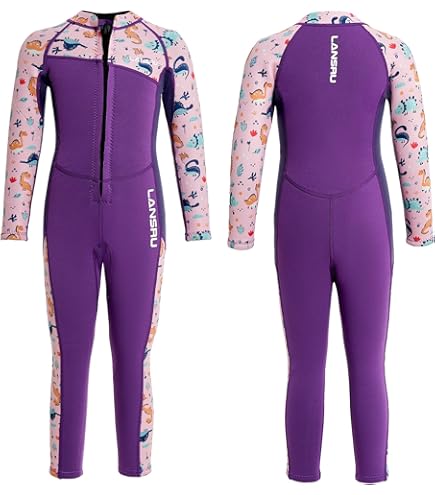 Gogokids Kinder Neoprenanzug 2.5mm - Wärmender Badeanzug Mit UV 50+ Schutz