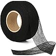 GOTRUST 70 Yards 40mm Wonder Web Black Iron on Hemming Tape for Trousers Wonderweb Iron on Extra Strong Hem Tape for Clothes Jeans Dress Wewonder Webbing Self Adhesive Wonder Tape for Sewing