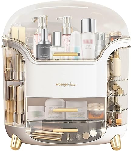 Kosmetik-Aufbewahrungskorb Aus Verdicktem Leder – Wasserdicht, Faltbar Für Make-up, Bücher, Spielzeug & Deko