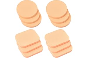 vaolmlop 12 Pièces D'Éponges De Peinture Du Visage Éponge De Maquillage Feuilletée Éponges En Mousse,Eponge Maquillage Pour Applicateur Cosmétique