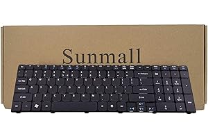 SUNMALL a6 Laptop Keyboard Replacement for Acer Aspire for 5250 5251 5253 5336 5551 5552 5560 5733 5733z 5736Z 5738Z 5740 5741 5742 5750 5750G 5810 7741 7551 Series US Layout (6 Months Warranty)
