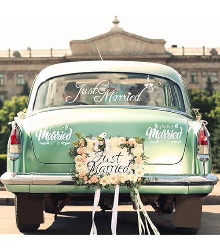 Autoschmuck Organza M Cuore Auto Gioielli Sposa Coppia Rose Decorazione Auto Decorazione - Foto 11