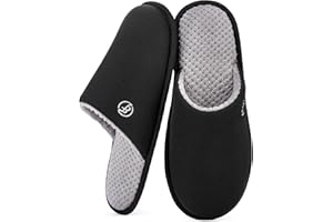 EverFoams Herren Strick Hausschuhe Leichter Memoryschaum Innen Pantoffeln