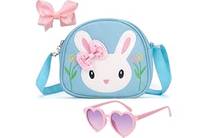 RSXING Girls Handbag Rabbit Bags Little Girl Bunny Purse Kids Shoulder Crossbody Bag Toys Birthday Gifts Bags for Kids