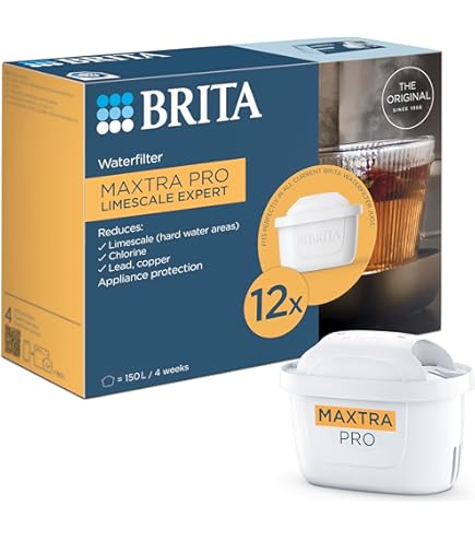 5x Cartuccia Filtro Acqua Calcare Universale Per Brita Maxtra / Plus