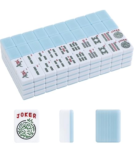 YANMEIYA American Mahjong Set grande 174 acrílico Mahjong Set Rosa 1.6 Juego grande de Mahjong americano y una caja de regalo Mahjong Mahjong YANMEIYA American Mahjong Set grande 174 acrílico Mahjong Set Rosa 1.6 Juego grande de Mahjong americano y una caja de regalo Mahjong Mahjong