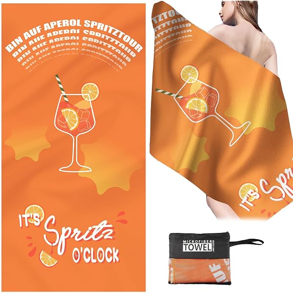 Tote Bag Humour "Spritz" - Sac De Plage Réutilisable, Cadeau Copine Apéro, Imprimé En France