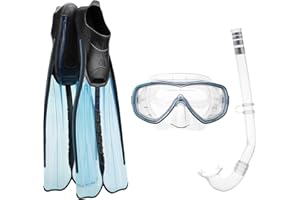 Cressi Rondinella Fins Plus Onda Mask Plus Gringo Snorkeling Set
