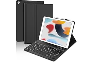 ‎JADEMALL JADEMALL Tastatur Hülle für iPad Pro 12.9-2015/2017 (1./2. Generation) Abnehmbare Drahtlose Bluetooth Tastatur Deutsches Layout