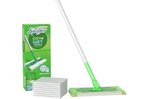 Swiffer PG-7631 Sweeper 2-in-1-Starter-Kit für Bodenreiniger mit Mopp und Besen