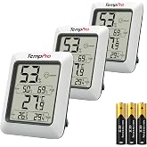 ThermoPro TP-50 dijital termo-higrometre, i&ccedil; mekan termometresi, higrometre, sıcaklık ve nem &ouml;l&ccedil;er, oda iklimi kontrol&uuml;, oda 
