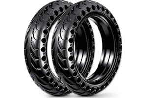 BABEJIA 2 Pièces Pneu 50/75-6.1 Trottinette Electrique, Améliorez Votre Conduite avec Roues 8 1/2 x2 Tubeless, Pneu Plein 8.5x2.0 Compatible avec Wispeed T855 et Xiaomi M365/Pro 2/3/3 Lite, etc