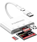 Certificato Apple MFi] Lettore di Schede SD per iPhone iPad, Lettore di Schede Micro SD, Adattatore per Scheda di Memoria Fotografica, Plug and Play