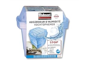 RUBSON absorbeur d'humidité "Basic" pour pièce de 20 m² - contient une recharge