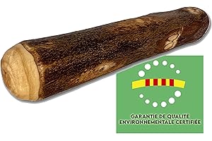EL FUTBOLIN Bois d'Olivier Naturel pour Chiens | -Taille L- 23 CM | Bain d'Huile d'olive | Jouet à Mâcher Naturel en Bois d'Olivier pour Chiens | Hygiène Dentaire| Bâton Anti-Stress