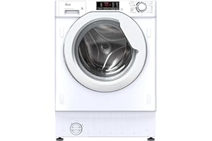 Hoover H-Wash and Dry 300 Integrated Washer Dryer, 9 Kg Wash plus 5 Kg Dry, Combined Cycle Class E, 1400 RPM, Care Cycles, White, 60x53x82 cm - HBD 495D14-1-80
