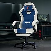 DROGO Aura Ergonomic Gaming Chair with Premium PU Leather Fabric, Linkage Armrest, Adjustable Neck & Lumbar Pillow | Computer