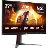 AOC 27G4HA 27 inc 200Hz 1ms HDMI DP G-Sync AdaptiveSync Pivot HDR10 FHD Fast IPS Gaming Monit&ouml;r