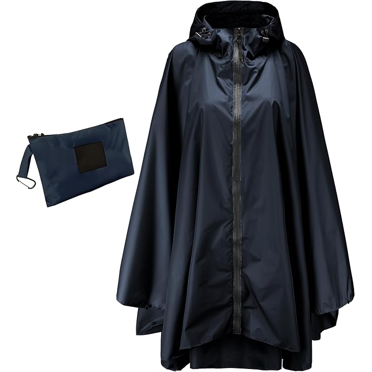 Poncho De Pluie Femme Freiesoldaten - Léger Et Réutilisable - Capuche Adjustable - Taille Unique