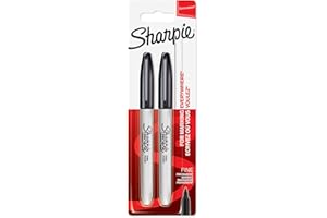 Sharpie Fine Point Permanent Marker - Black (Pack of 2)