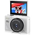 Bewinner 4K UHD Vlogging Camera for YouTube, Compact Digital Camera for Photography, Portable 64MP Retro Digital Camera - 3in Flip Screen, 18X Digital Zoom, Auto Focus for Teens Students
