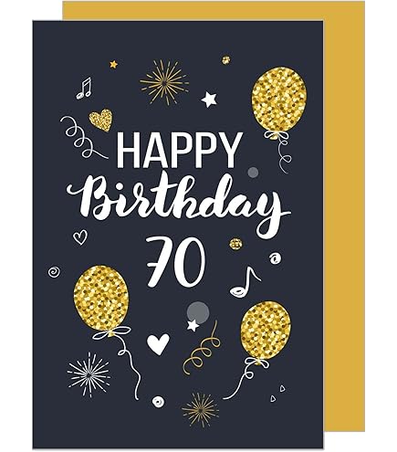 Hunts England Biglietto di auguri per il 70° compleanno del papà, con scritta in lingua inglese 70 Dad – Happy Birthday – They Say You Are Not Old Until You Find It