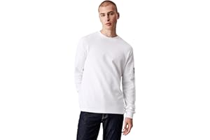 Calvin Klein Jeans Maglietta Maniche Lunghe Uomo Badge Waffle LS Tee Basic