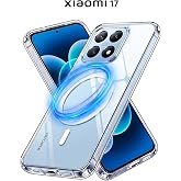 SİDE EYE - Xiaomi Mi 17 ile uyumlu Şeffaf MagSafe ile uyumlu Wireless Şarj Destekli Sert Kılıf