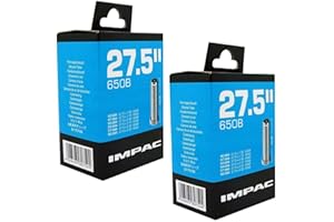 Impac 27.5" x 1.75-2.35 Mountain Bike Inner Tubes - Schrader Valve (Pair)