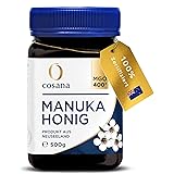 Cosana Manuka Honig 400 MGO + 500g – 100% Pur - Abgefüllt, versiegelt und zertifiziert in Neuseeland