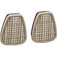 3M Gas and Vapour Filter, A1, 6051, 4 X 2 pieces per pack, Brown