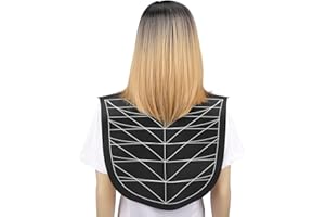 Segbeauty Schneidekragen Friseur Silikon, Professionelle Wasserdichte Haarfärbemittel Umhang, mit Schneidelinie