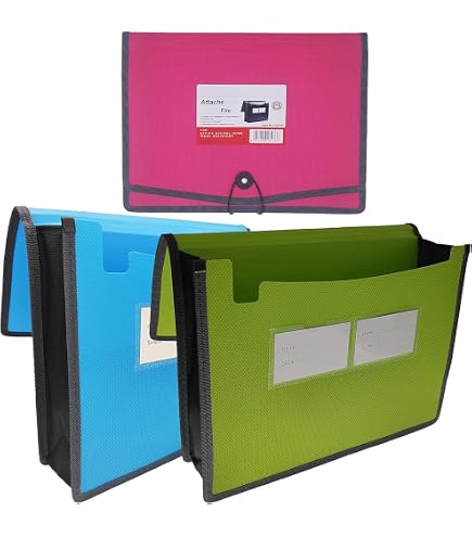 NORDUN Hängemappen-Set – 12 Stück, Kunststoff, Briefform, 7,6 Cm Erweiterbar, Mit Etiketten & Verstärktem Boden, Für Aktenschrank & Büroorganisation